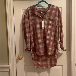 Treasure & Bond plaid shirt